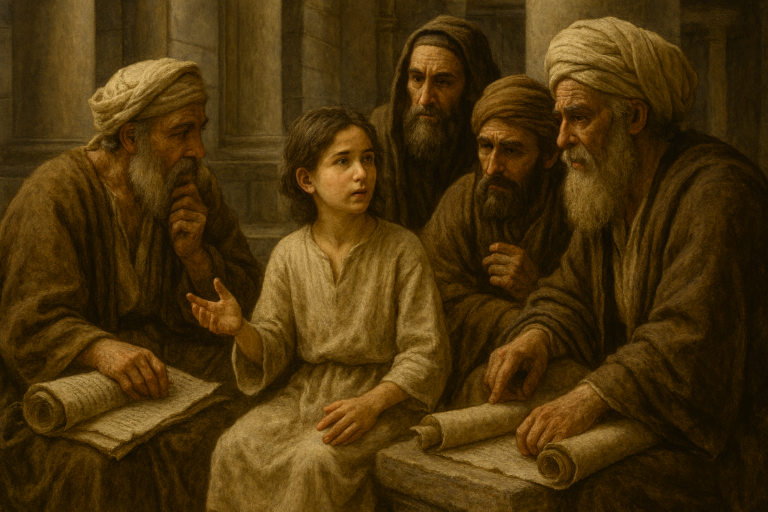 PER028 - L’Enfant Jésus âgé de 12 ans dans le temple