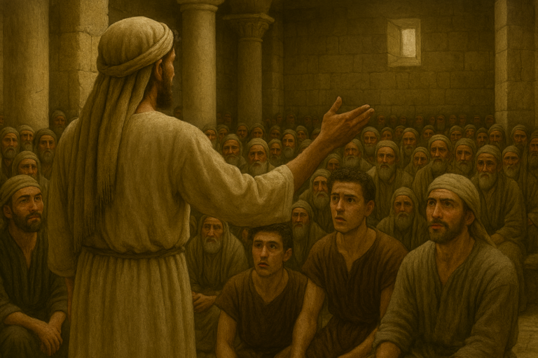 PER056 - La prédication à la synagogue de Capernaüm