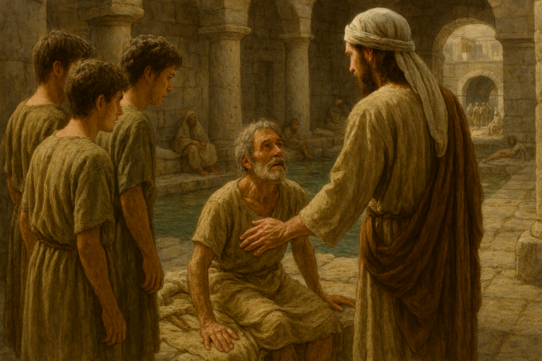 PER070 - La guérison de l’infirme à la piscine de Bethesda