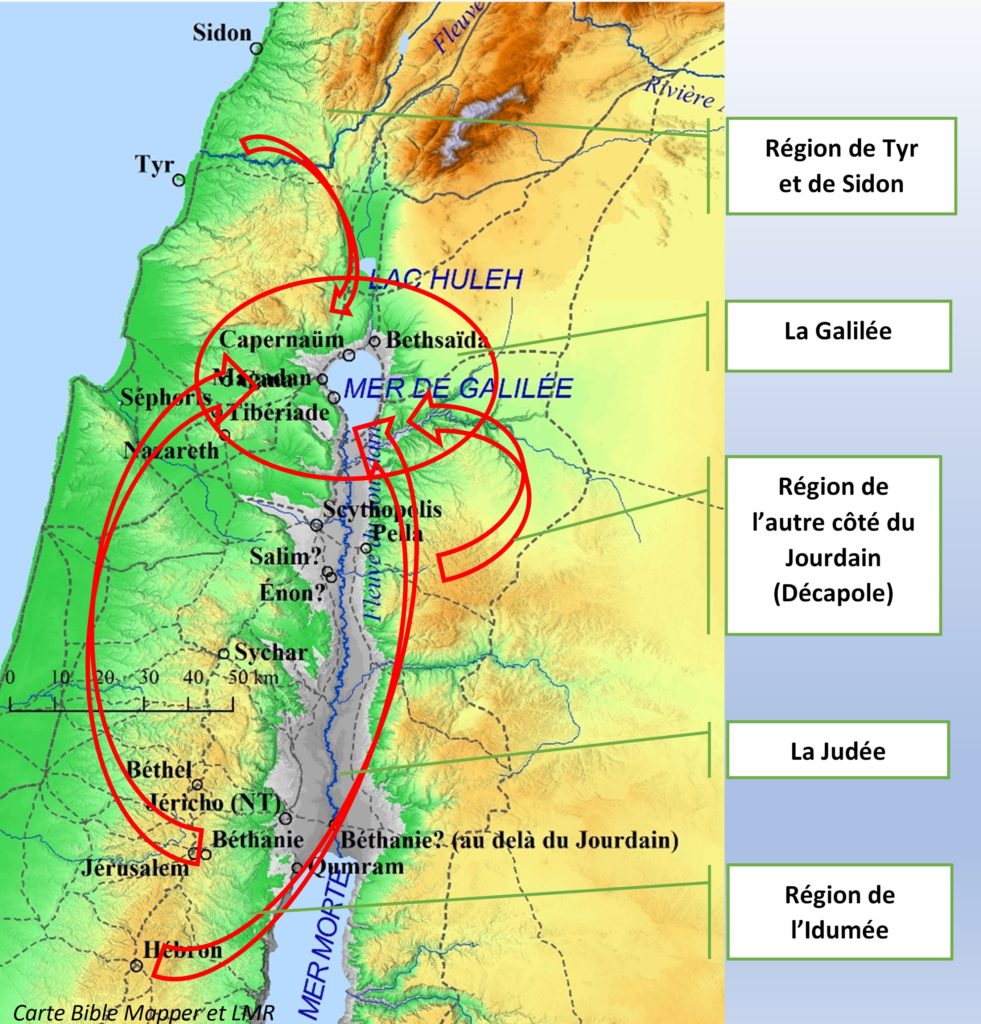 Mapa de la perícopa PER079