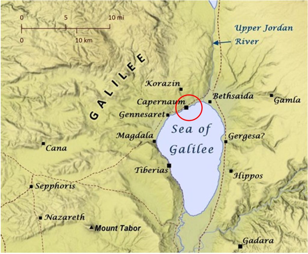 Carte Capernaüm