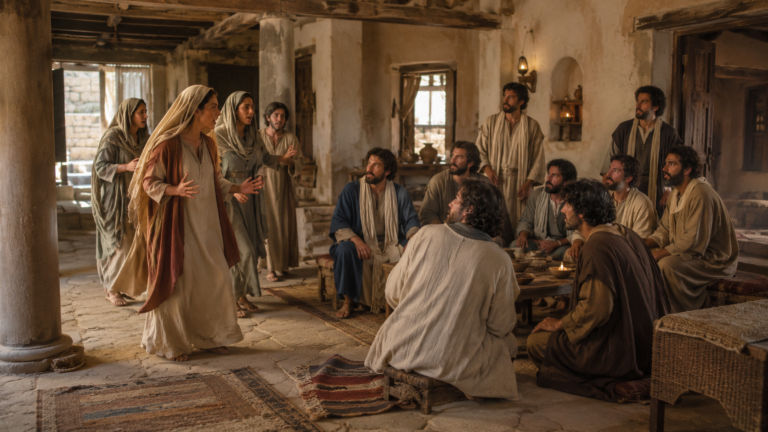 PER367 - Les femmes avertissent les disciples